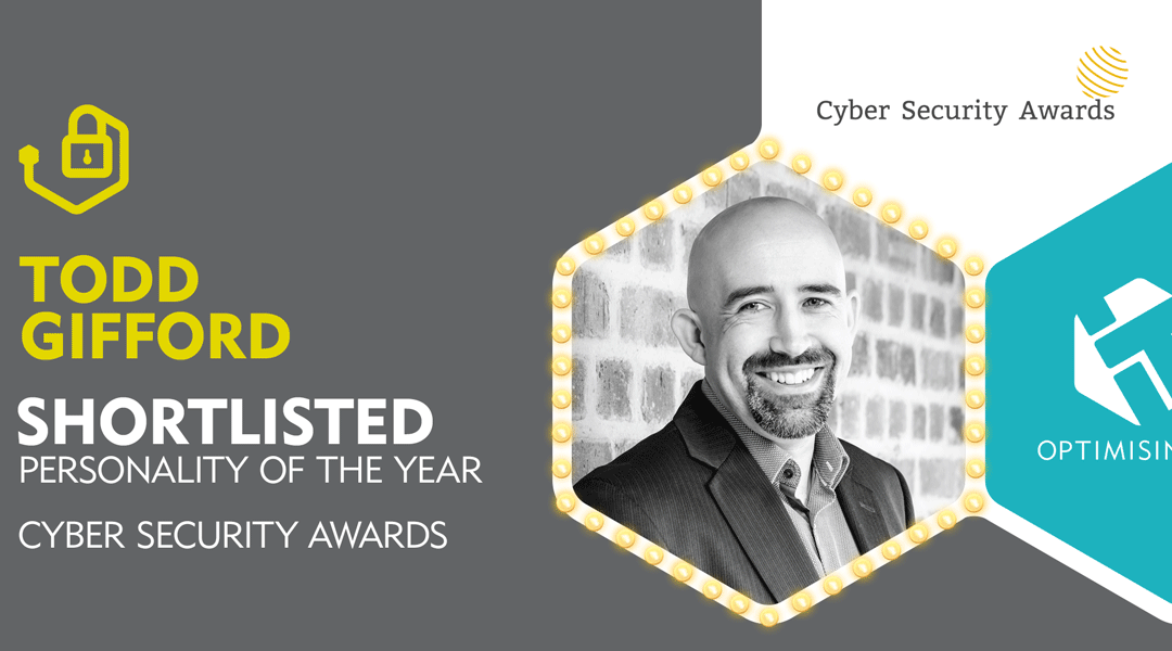 Todd Gifford Shortlisted for Cyber Security Award